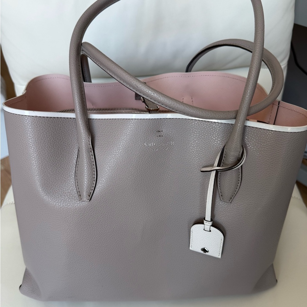 Kate Spade Gray Tote Bag